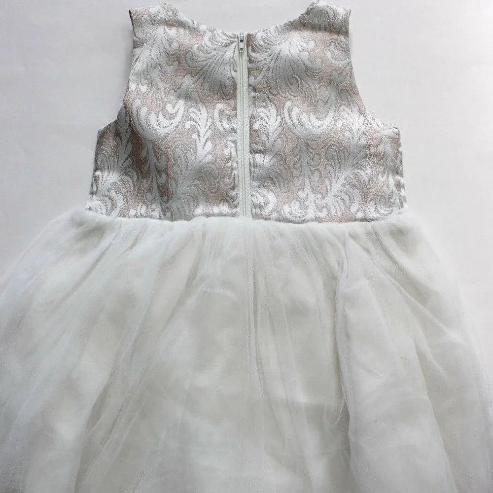 Cynthia Rowley 2Pc Tulle Dress Ruffle Collar Coat Size 24M